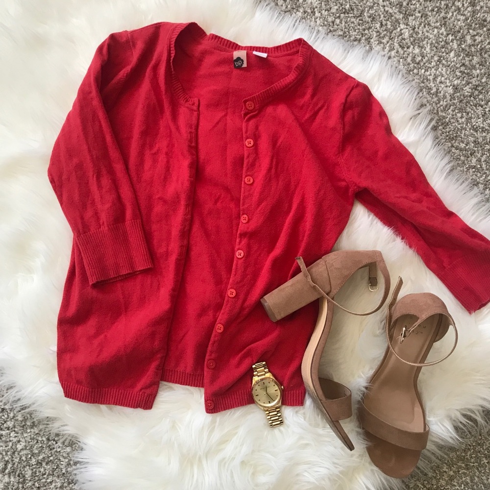 B.P. | Red Cardigan